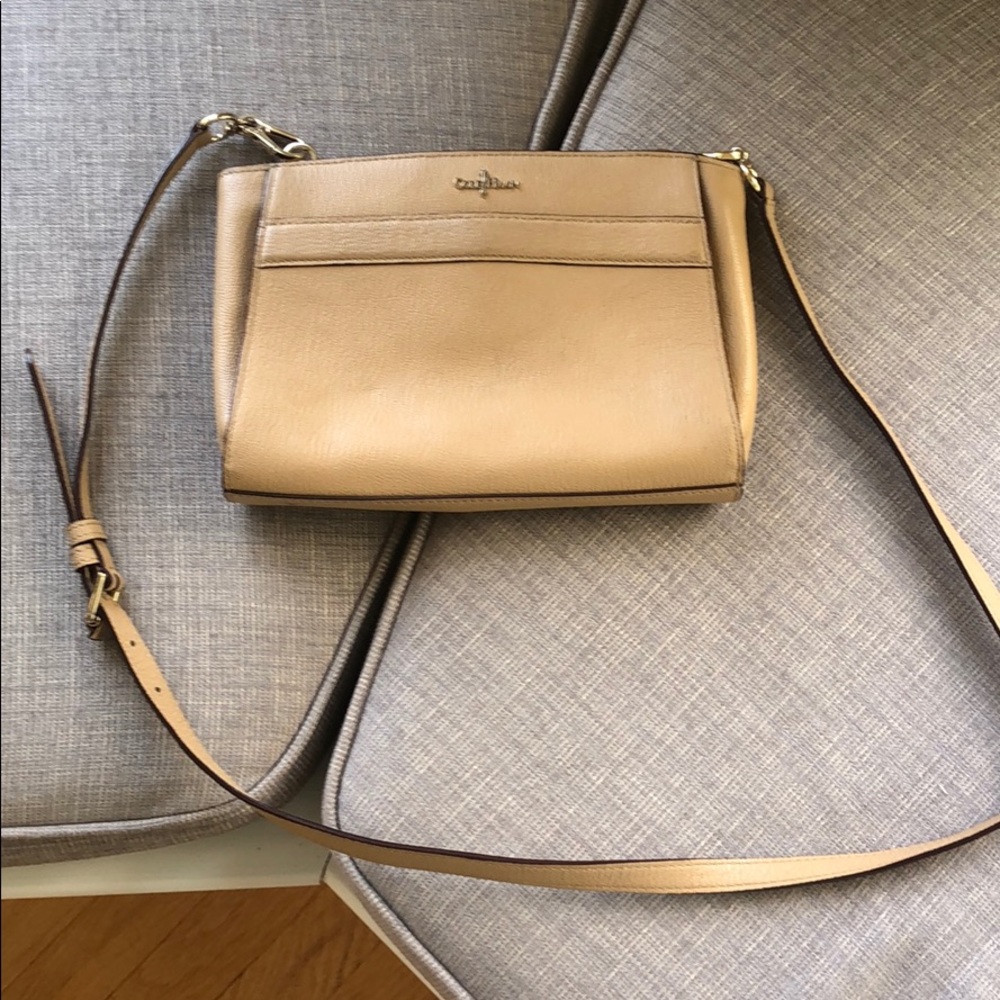 cole haan tan purse